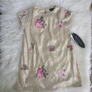 Embroidered Sequin Spring/Easter Dress